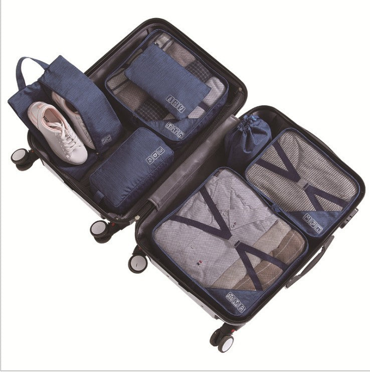 7 Piece Travel Storage Bag Set