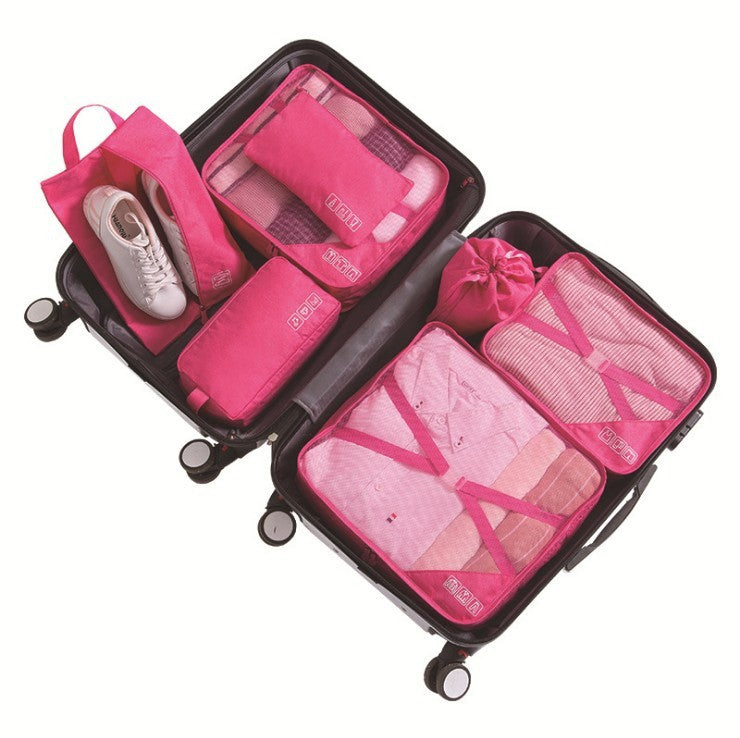 7 Piece Travel Storage Bag Set