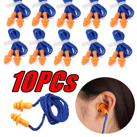 Soft Silicone Corded Earplugs