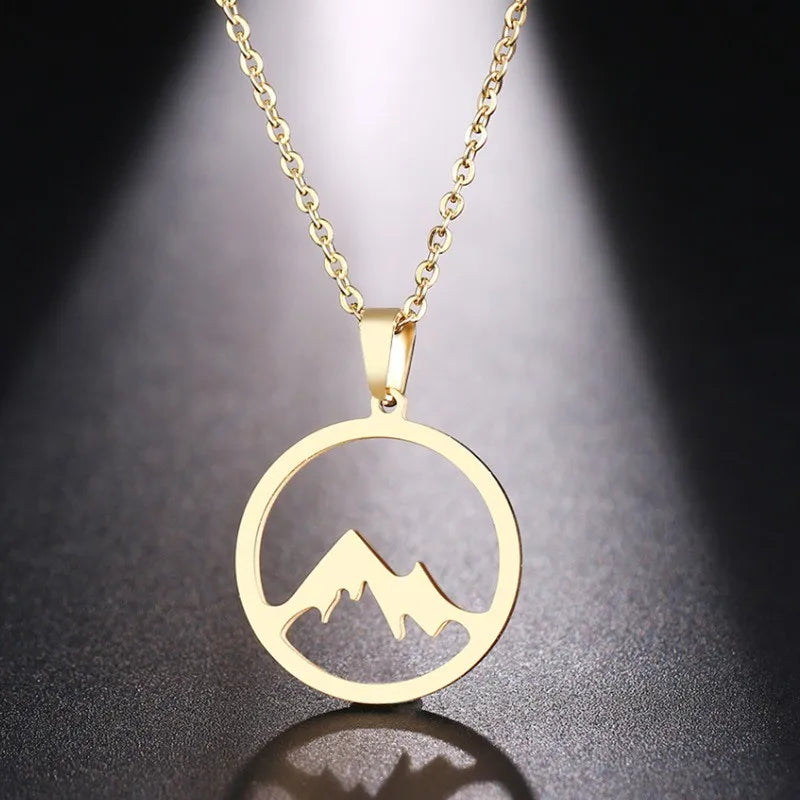 Mountain Pendant Necklace