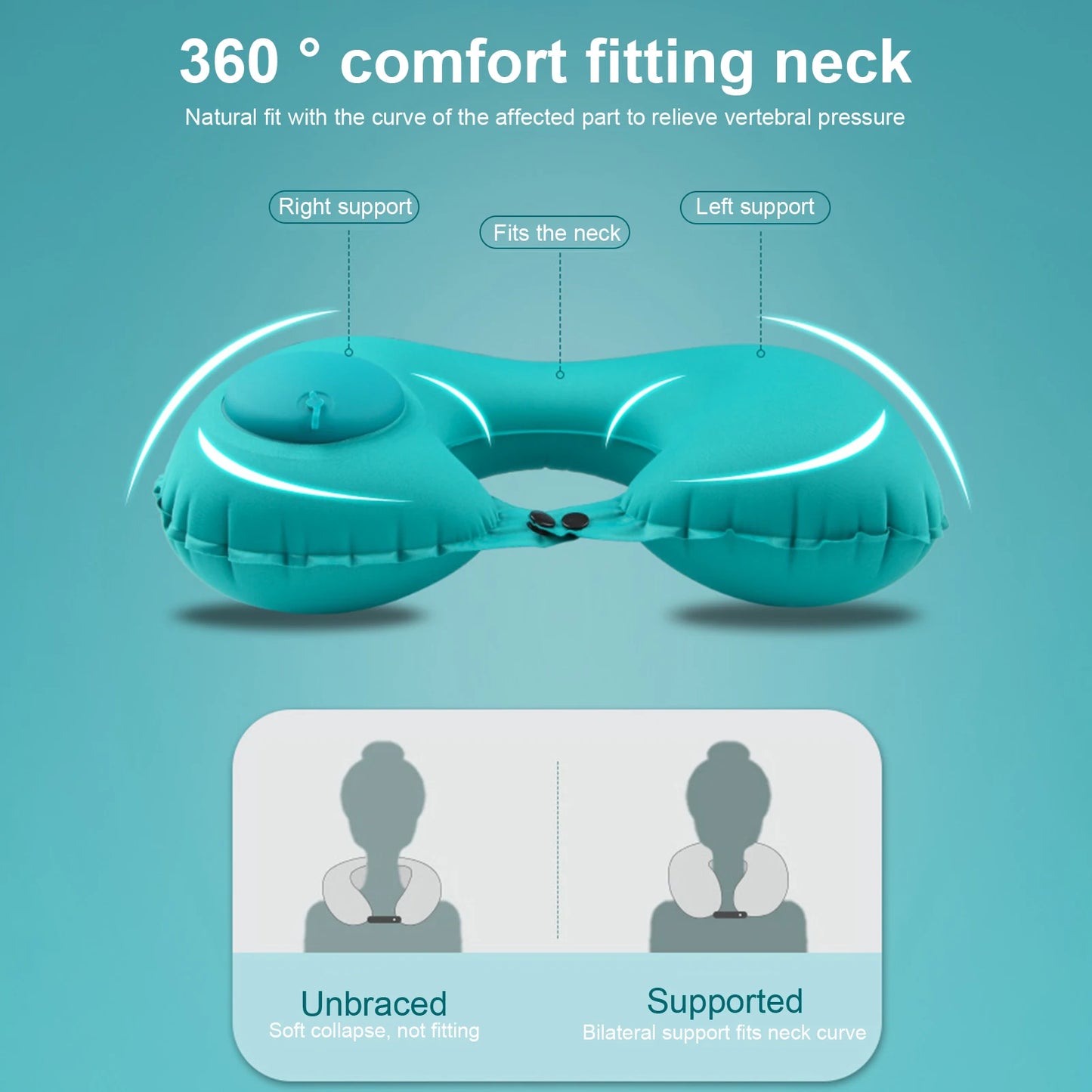 Waterproof Inflatable Travel Pillow