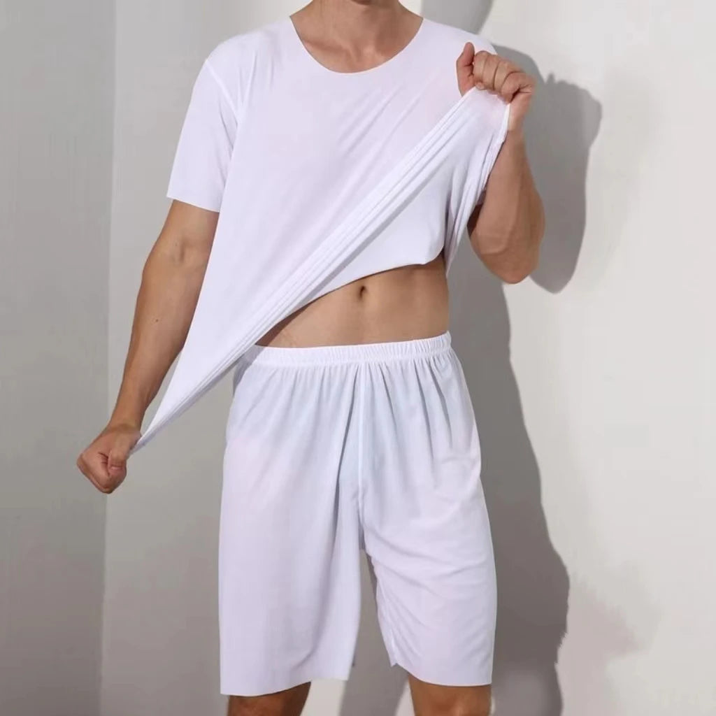 Men's Two-Piece Modal Summer Pyjamas