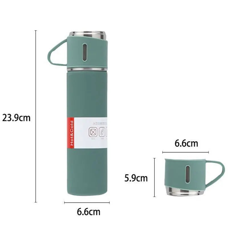 500ML Insulated Thermal Vacuum Flask Set