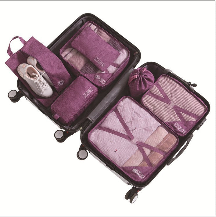 7 Piece Travel Storage Bag Set